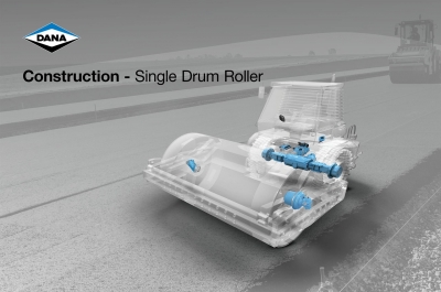 Dana Offers Axle/Gearbox Combination for Drum Rollers