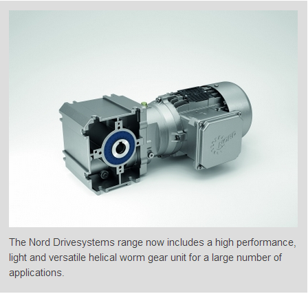 Nord Expands Helical Worm Gear Line
