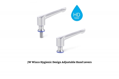 JW Winco Offers Hygienic Design Adjustable Hand Levers