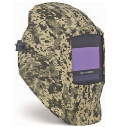 Welding helmet features camouflage graphics