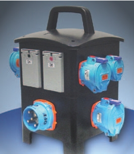 Power Distribution Box Is Made Of Rubber For Safety