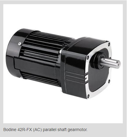 Bodine Electric Offers Variety of Gearmotors for Packaging Applications
