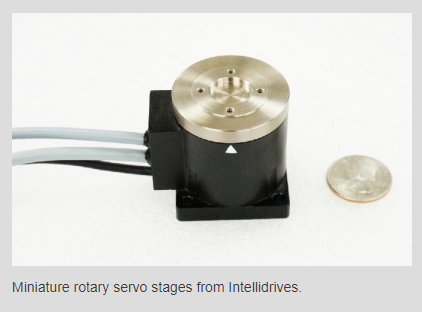 Intellidrives Offers Miniature Rotary Servo Stages