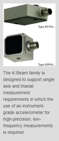 K-Beam Accelerometers Support Single and Triaxial Measurements