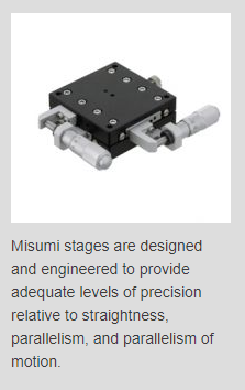 Misumi Positioning Stages Offer Practical Solutions