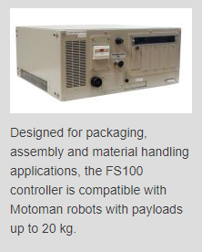 Motoman FS100 Controller Provides Open Software Connectivity