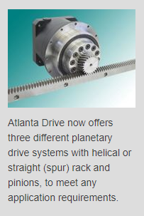 Atlanta Drive Expands Rack and Pinion Systems