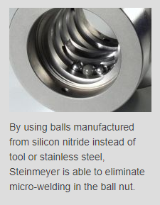Steinmeyer Offers Hybrid Ball Screw Options