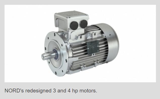 NORD Redesigns 100 Frame Asynchronous Motors