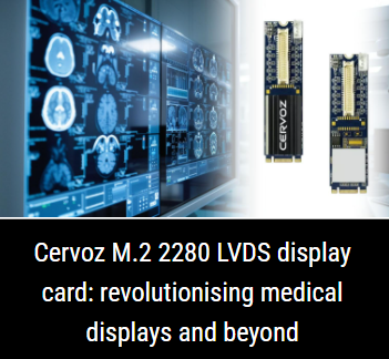 Display card for medical displays and beyond