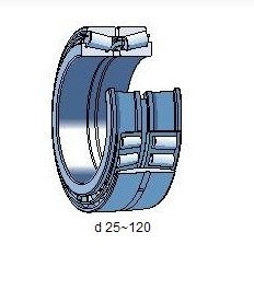 Double row tapered roller bearing >>d 25~120