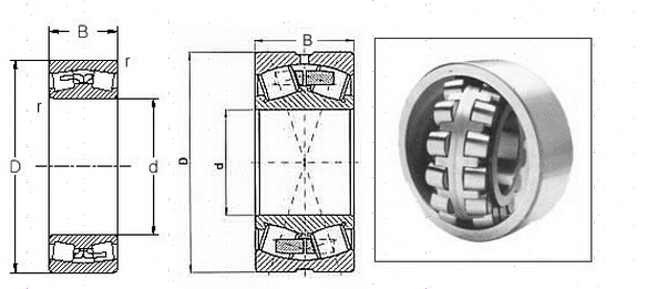 Spherical roller bearings 22228 EK