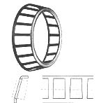 Tapered Roller Bearing pressed steel cage