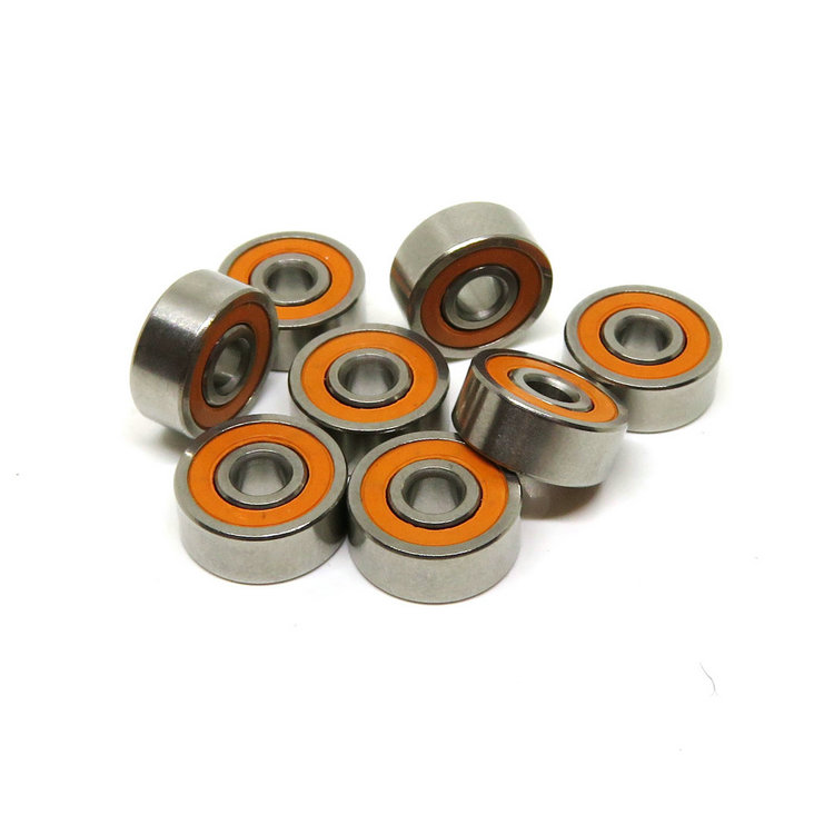 S623C-2RS Ceramic Orange Seal ABEC 7 Fishing Reel Bearings 3x10x4mm