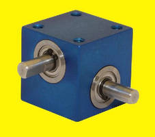 Miniature Gear Drive is rated for 1/8 hp at 1,800 rpm.