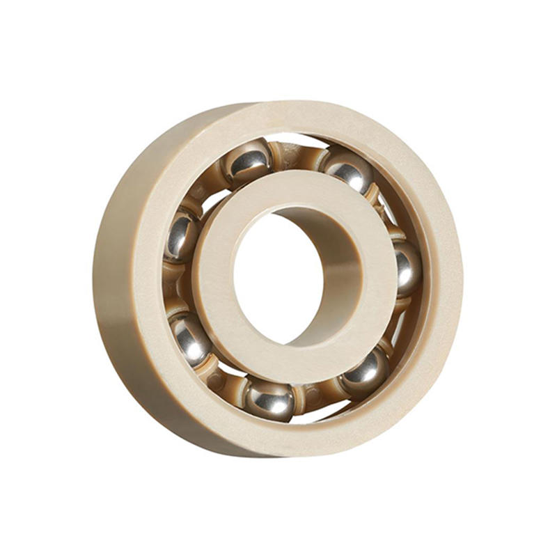 Anti-acid PEEK plastic bearing 605 with SiC ceramic balls