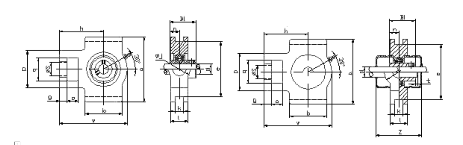 High Performance UCT208/UCT215  High Precision  Pillow Block Bearing in HVAC Equipment