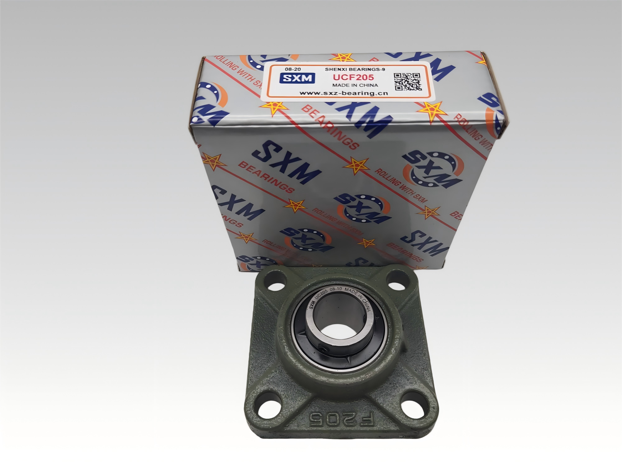 High-load Bearing Long-lasting UKFC210,SXM UCFL204,SXM UKF213,UCF205,UCF206,UCF208 High Precision Pillow Block Bearing in HVAC Equipment