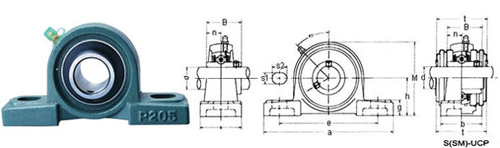 UCP 205 D1-Pillow block