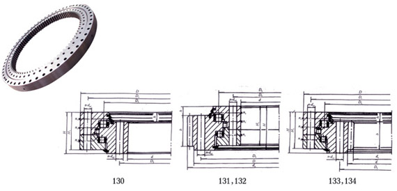 Three-Row Roller Slewing Ring(Standard Series13) 130.25.500