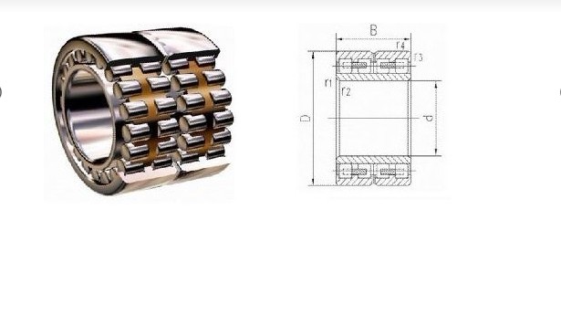 Four row cylindrical roller bearing >> d 100-300