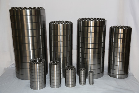 Mud lubricating bearings for drill motor