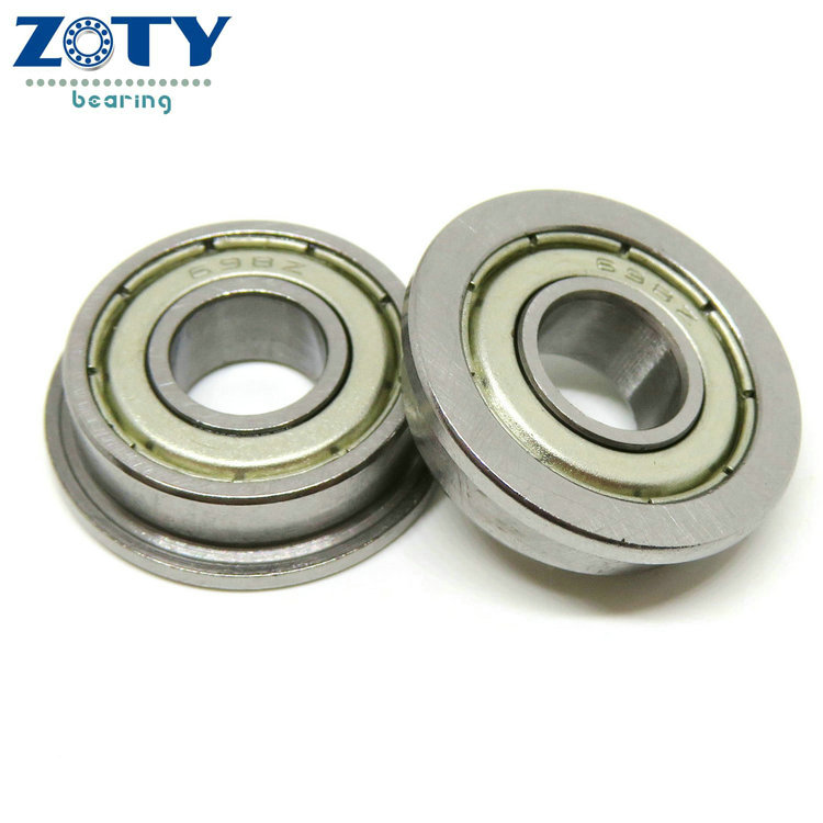 12x21x5mm Electrical Motor Flange Ball Bearing F6801ZZ