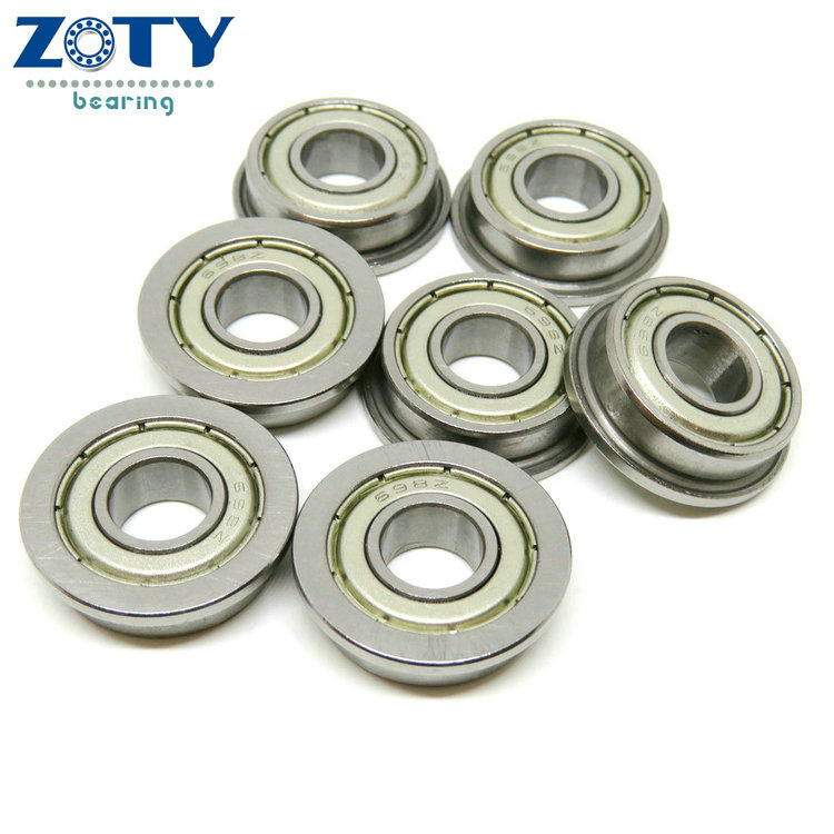 F697ZZ Metal Shield Flange Bearing 7x17x5mm F697