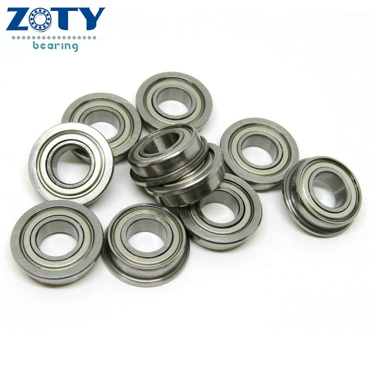 6x15x5mm Flanged miniature deep groove ball bearing F696 F696 2Z F696ZZ