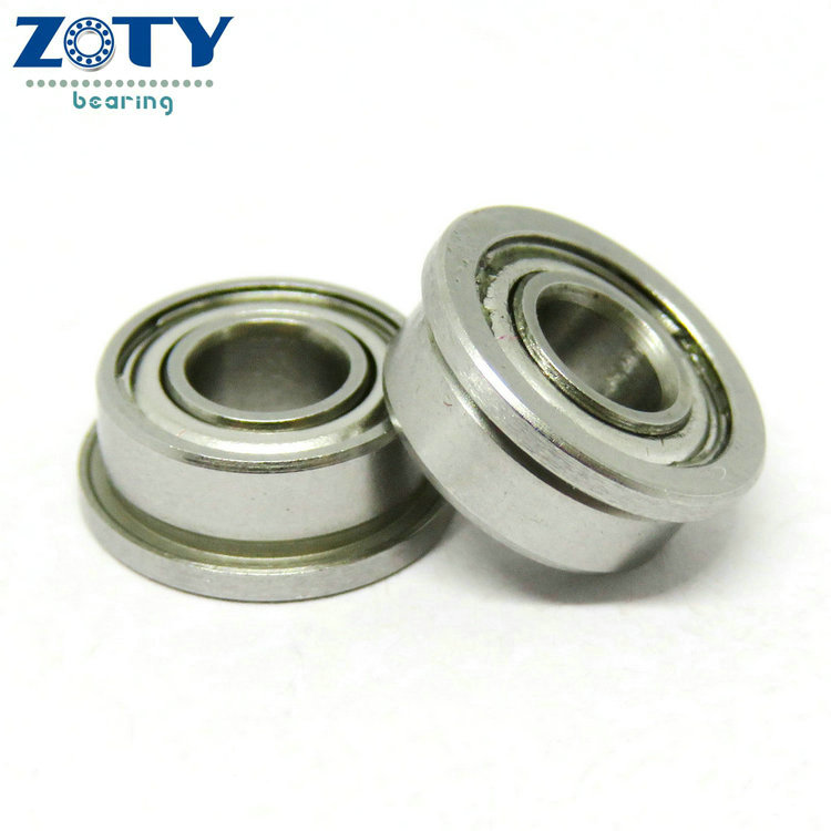 MF95ZZ Flanged Bearings 5x9x3mm Flange Ball Bearings