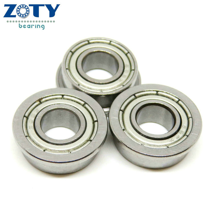 China Factory F635ZZ Miniature Flanged Ball Bearing 5x19x6mm