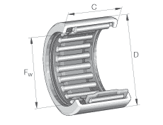 Drawn Cup Needle Roller Bearings  HK...RS Series