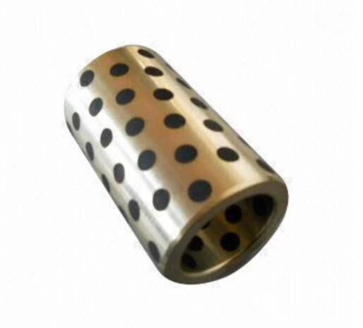 JDB Bronze Brass Bushing With Graphite Solid-Lubricant-Inlaid Bearings