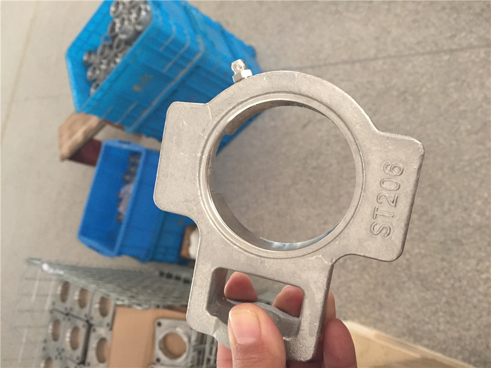 Pillow block housings, stainless steel, T206