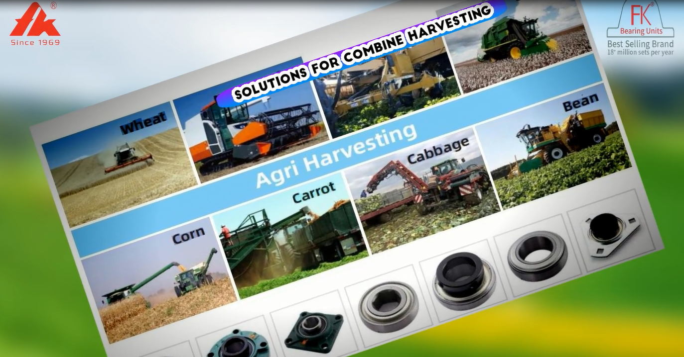 FK BEARING SOLUTION FOR COMBINE HAVESTING