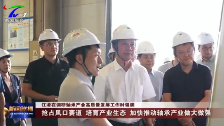 Luoyang Municipal Party Committee Secretary Jiang Ling inspected key bearing companies such as the Axis Research Institute and Axis Research Technology.png
