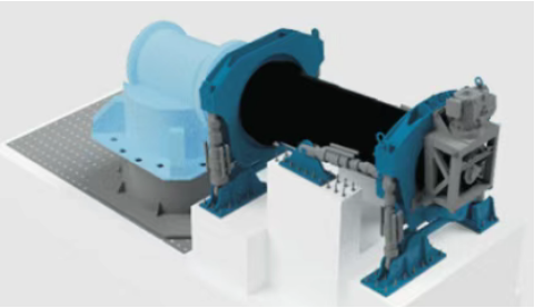 The world's largest wind turbine main bearing test bench is about to be put into operation after commissioningpng The world's largest wind turbine main bearing test bench is about to be put into operation after commissioningpng