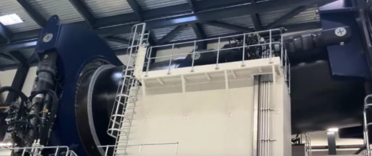 The world's largest wind turbine main bearing test bench is about to be put into operation after commissioning.png The world's largest wind turbine main bearing test bench is about to be put into operation after commissioning.png