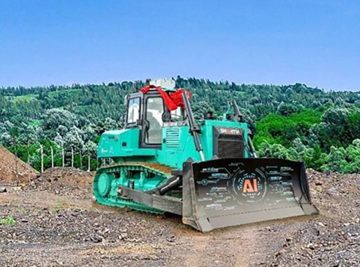 Shantui's first AI-powered pure electric unmanned bulldozer has been put into regular operation.png