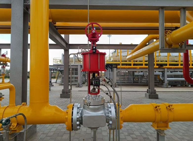 Newtock anti-surge valve safeguards the tens of millions of cubic meters of natural gas transportation from Changqing Oilfield.png